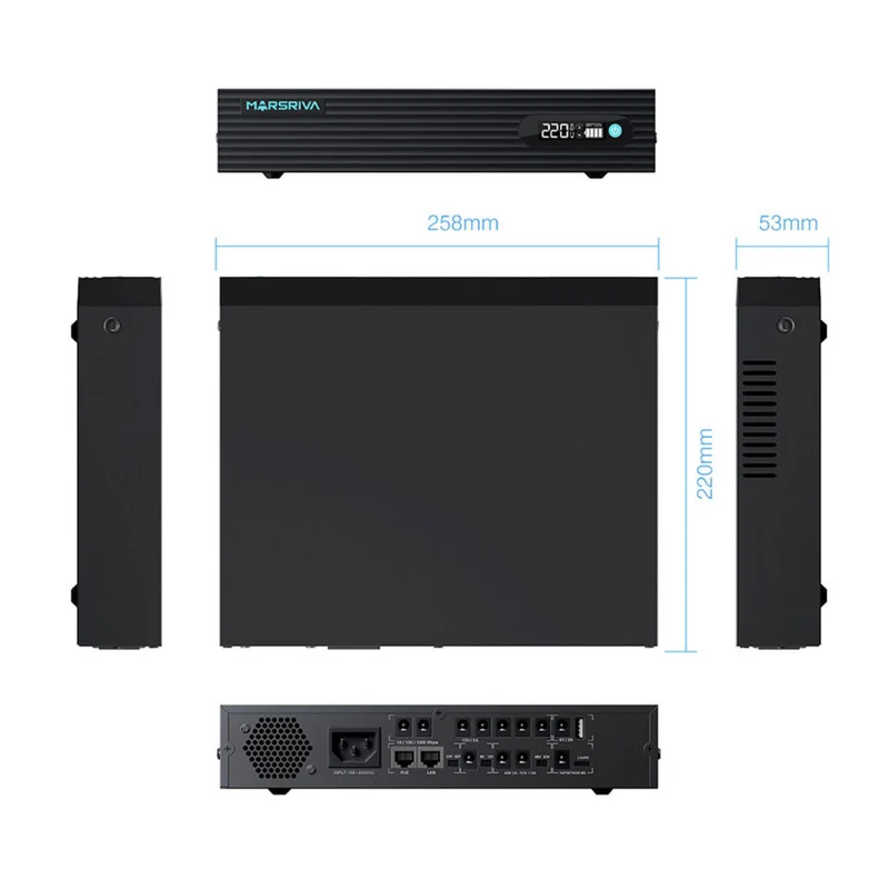 Marsriva KP9 Pro Smart DC Portable UPS - 24,000mAh / 100W / LiFePO4