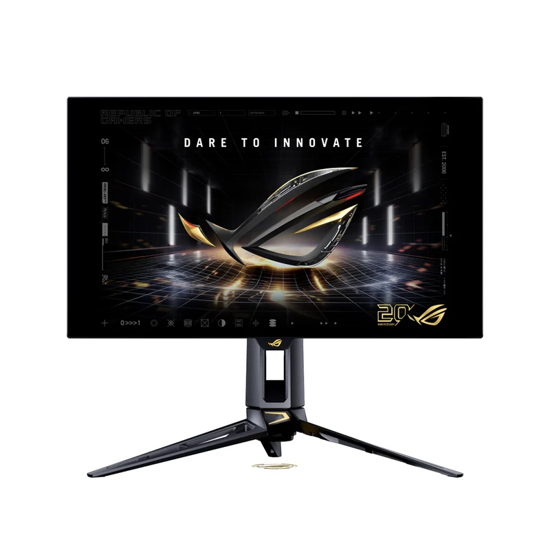 ASUS ROG Swift OLED PG27AQWP-G 27" QHD (2560x1440) Dual Mode (QHD 540Hz or HD 720Hz) 0.02ms GTG WOLED Gaming Monitor with Tilt/ Height/ Swivel and Pivot Adjustment (Edition 20)