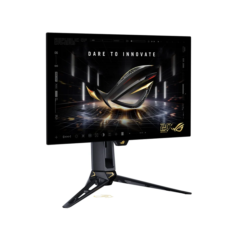 ASUS ROG Swift OLED PG27AQWP-G 27" QHD (2560x1440) Dual Mode (QHD 540Hz or HD 720Hz) 0.02ms GTG WOLED Gaming Monitor with Tilt/ Height/ Swivel and Pivot Adjustment (Edition 20)