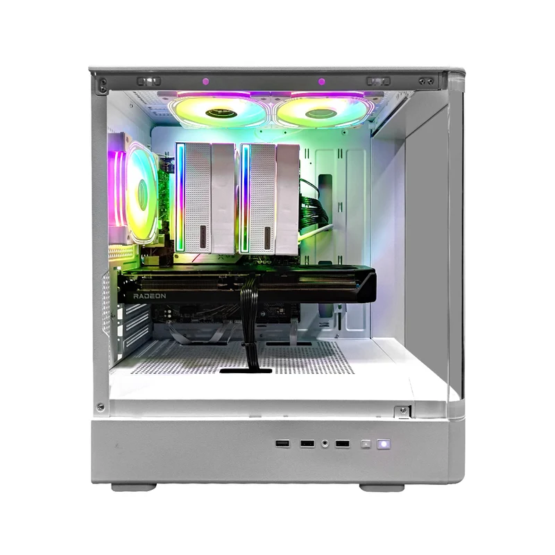 Aurora Astra White Desktop Gaming PC | AMD Ryzen 7 8700F | 16GB RAM | 1TB SSD | RX 9060 XT | Windows 11 Pro