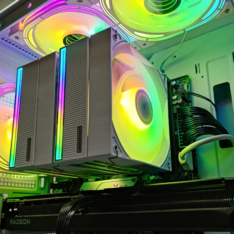 Aurora Astra White Desktop Gaming PC | AMD Ryzen 7 8700F | 16GB RAM | 1TB SSD | RX 9060 XT | Windows 11 Pro