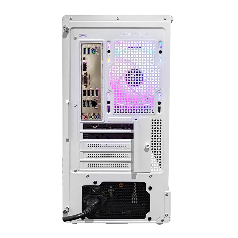 Aurora Astra White Desktop Gaming PC | AMD Ryzen 7 8700F | 16GB RAM | 1TB SSD | RX 9060 XT | Windows 11 Pro