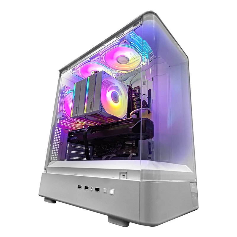 Aurora Astra White Desktop Gaming PC | AMD Ryzen 7 8700F | 16GB RAM | 1TB SSD | RX 9060 XT | Windows 11 Pro