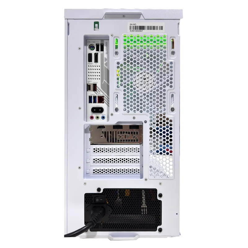 Sophos Alloy Silver White Desktop Gaming PC | AMD Ryzen 7 7800X3D | 32GB (2x16GB) RAM | 1TB SSD | RX 9060 XT | Windows 11 Pro