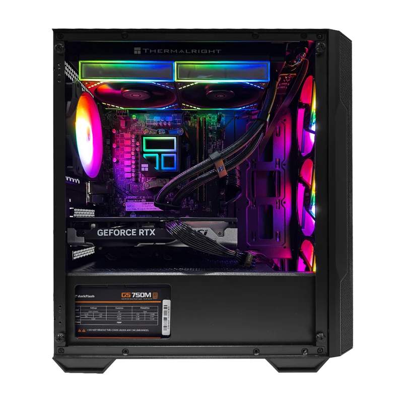 Aurora MAG FORGE Black Desktop Gaming PC | AMD Ryzen 7 8700F | 16GB (2x8GB) RAM | 1TB SSD | RTX 5060 Ti | Windows 11 Pro