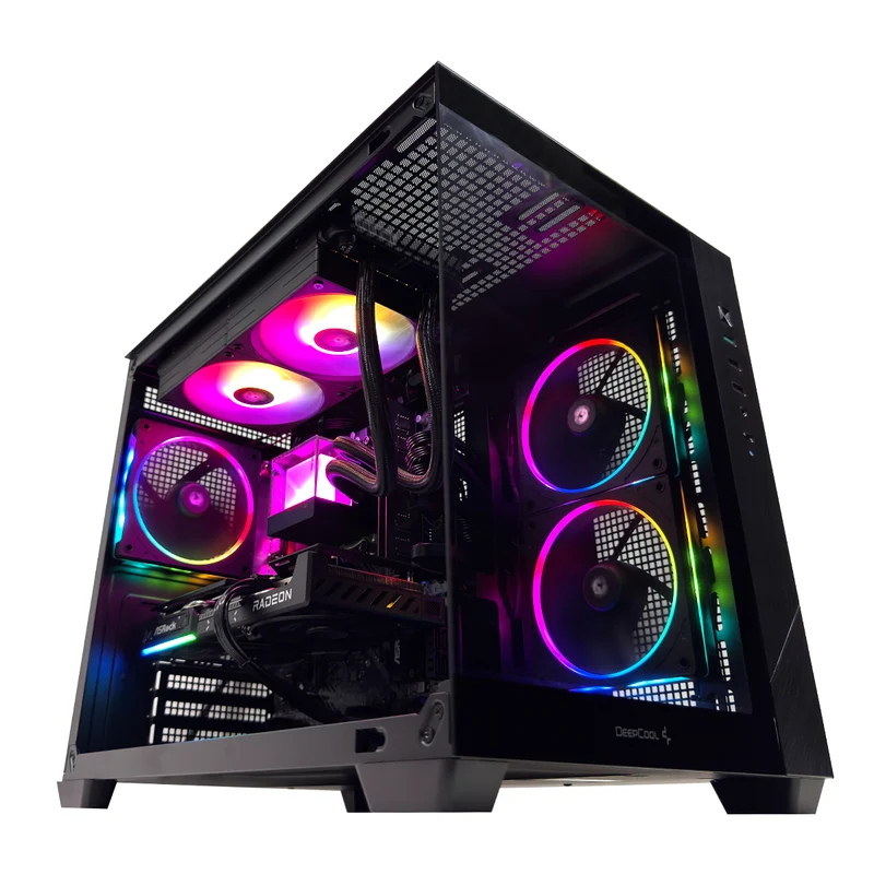 Aurora CG330 Black Desktop Gaming PC | AMD Ryzen 7 8700F | 16GB (2x8GB) RAM | 1TB SSD | RX 9060 XT | Windows 11 Pro