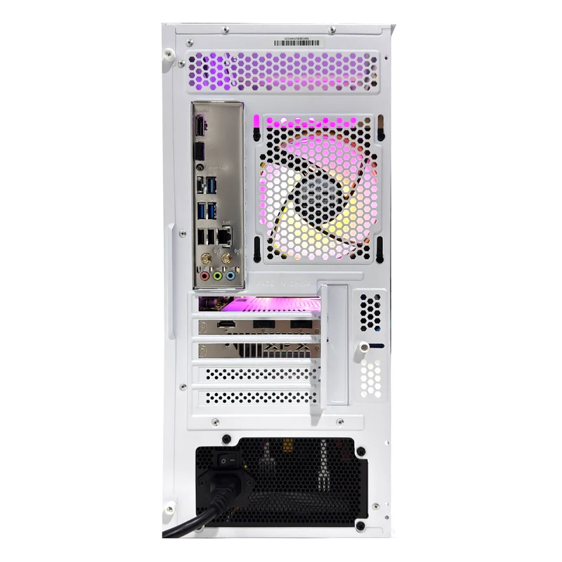 Aurora C50 White Desktop Gaming PC | AMD Ryzen 7 8700F | 16GB (2x8GB) RAM | 1TB SSD | RX 9060 XT | Windows 11 Pro