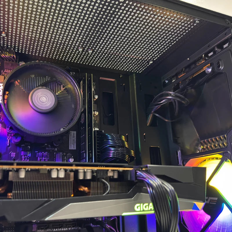 Alpha DK150 Black Desktop Gaming PC | AMD Ryzen 5 5500 | 16GB (2x8GB) RAM | 512GB SSD | RX 7600 | Win 11 Pro