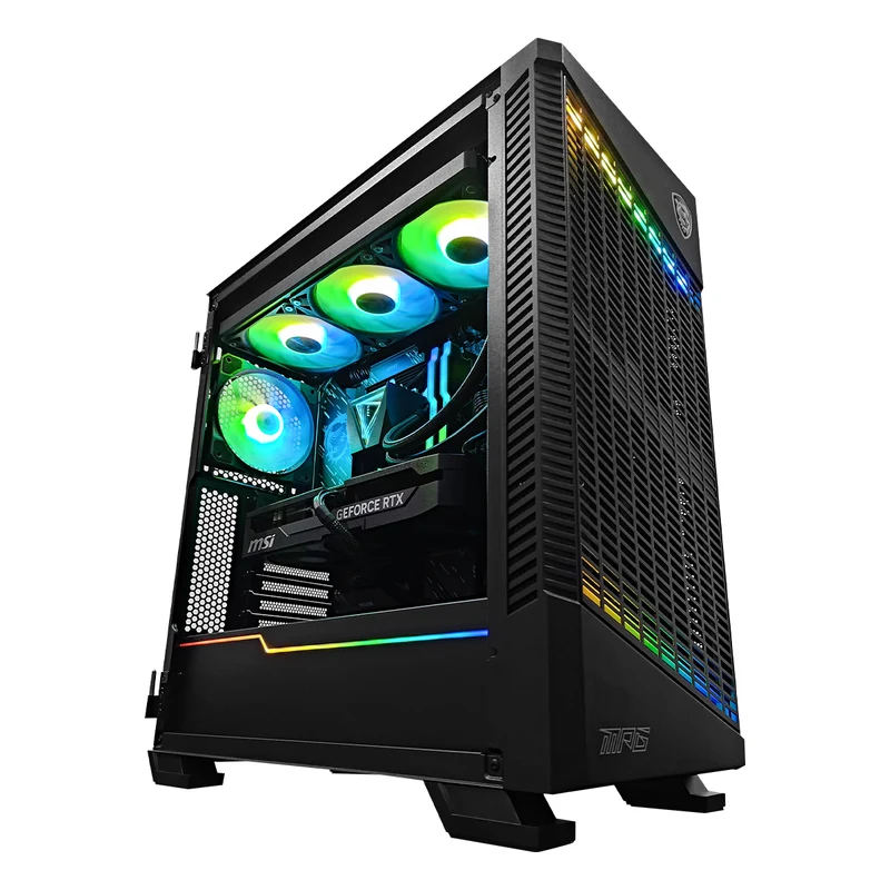 Ultra MPG Velox Black Desktop Gaming PC | AMD Ryzen 7 9800X3D | 32GB (2x16GB) RAM | 2TB SSD | RTX 5070 Ti | Windows 11 Pro