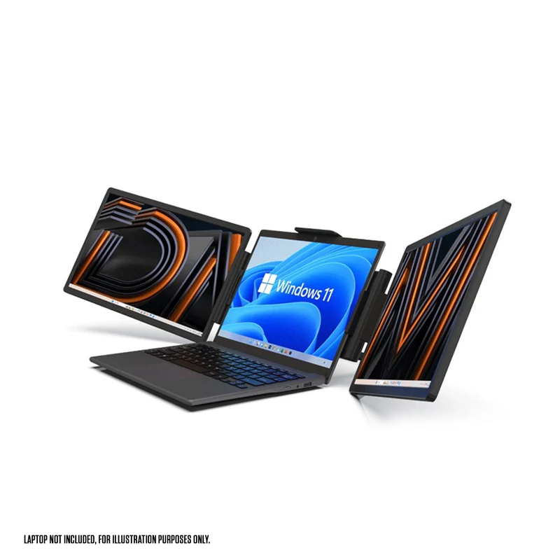 DreaMonitor Leo 1403D 14" WUXGA (1920x1200) 60Hz 30ms IPS Dual Portable Monitor (Silver Grey)