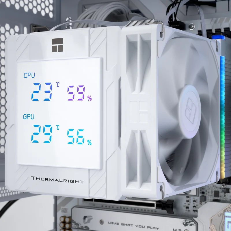 Thermalright Peerless Assassin 120 Digital CPU Cooler (Black, White)