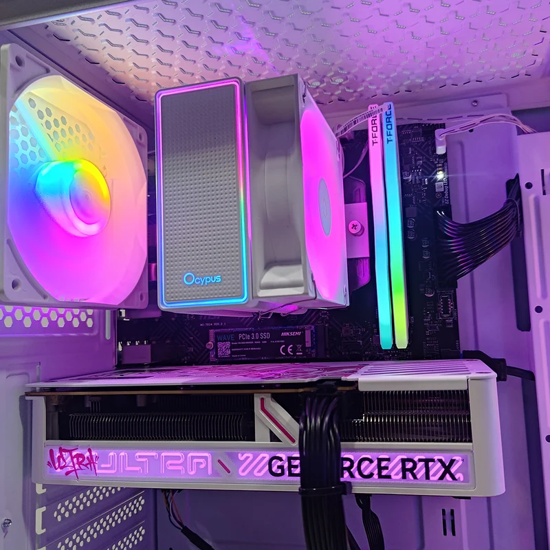 Sigma Hermes White Desktop Gaming PC | AMD Ryzen 5 5600 | 16GB (2x8GB) RAM | 1TB SSD | RTX 5050 | Windows 11 Pro
