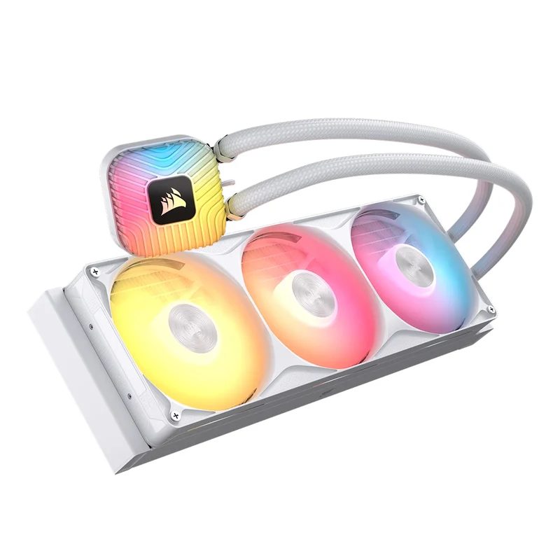 Corsair Nautilus II 360 RS ARGB Performance 360mm Liquid CPU Cooler (Black, White) (CW-9061049-WW, CW-9061050-WW)