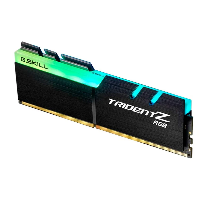 G.Skill Trident Z RGB 16GB (1x16GB) DDR4 3600 MT/s CL18-22-22-42 1.35V Intel XMP Memory Kit (Black) (F4-3600C18S-16GTZR)