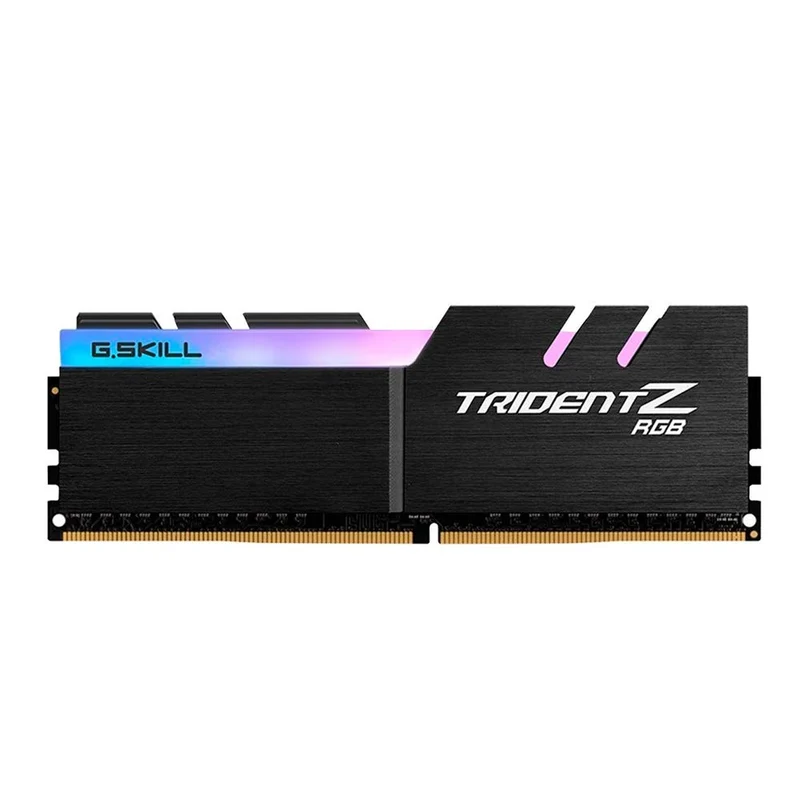 G.Skill Trident Z RGB 8GB (1x8GB) DDR4 3200 MT/s CL16-18-18-38 1.35V Intel XMP Memory Kit (Black) (F4-3200C16S-8GTZR)