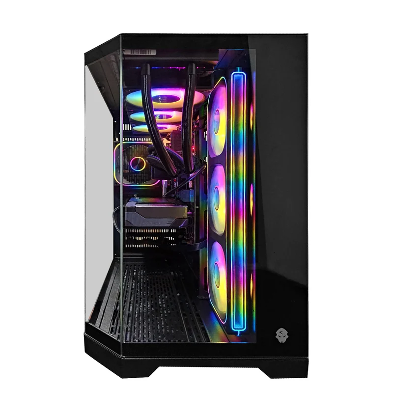 Sophos Luxe Black Desktop Gaming PC | AMD Ryzen 7 9700X | 32GB (2x16GB) RAM | 1TB SSD | RX 9060 XT | Windows 11 Pro