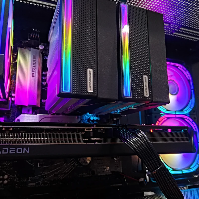 Aurora Astra Black Desktop Gaming PC | AMD Ryzen 7 8700F | 16GB RAM | 1TB SSD | RX 9060 XT | Windows 11 Pro