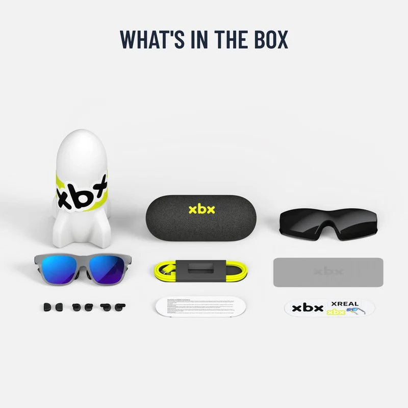 XREAL xbx a01+ 147" Big Screen AR Glasses (P1012)