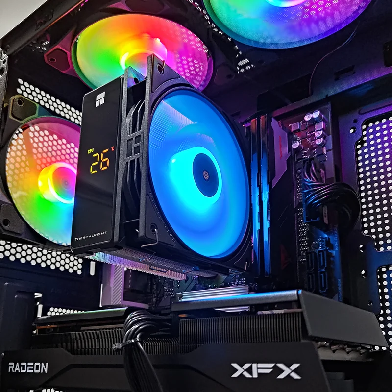 Aurora Pano Black Desktop Gaming PC | AMD Ryzen 7 8700F | 16GB (2x8GB) RAM | 1TB SSD | RX 9060 XT | Windows 11 Pro
