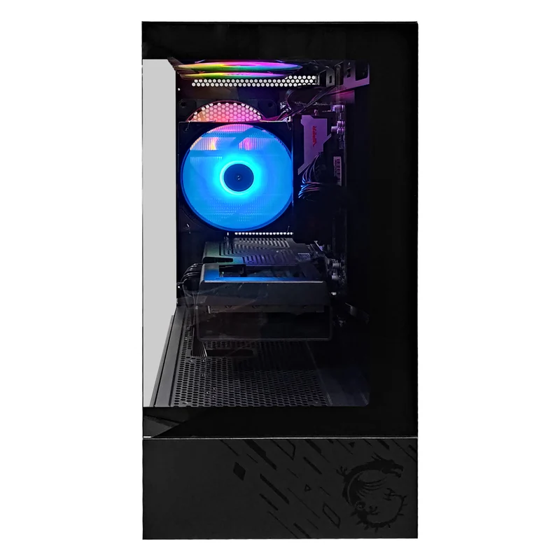 Aurora Pano Black Desktop Gaming PC | AMD Ryzen 7 8700F | 16GB (2x8GB) RAM | 1TB SSD | RX 9060 XT | Windows 11 Pro
