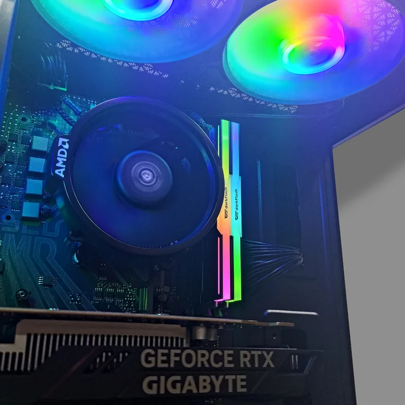 Alpha Reyna Black Desktop Gaming PC | AMD Ryzen 5 5500 | 16GB (2x8GB) RAM | 512GB SSD | RTX 3050 | Windows 11 Pro