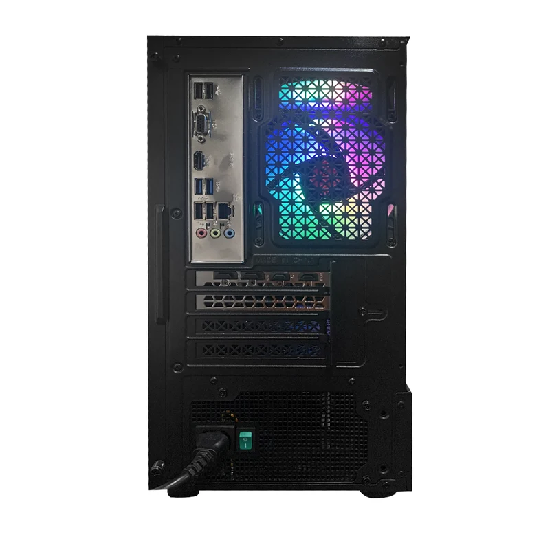 Alpha Reyna Black Desktop Gaming PC | AMD Ryzen 5 5500 | 16GB (2x8GB) RAM | 512GB SSD | RTX 3050 | Windows 11 Pro