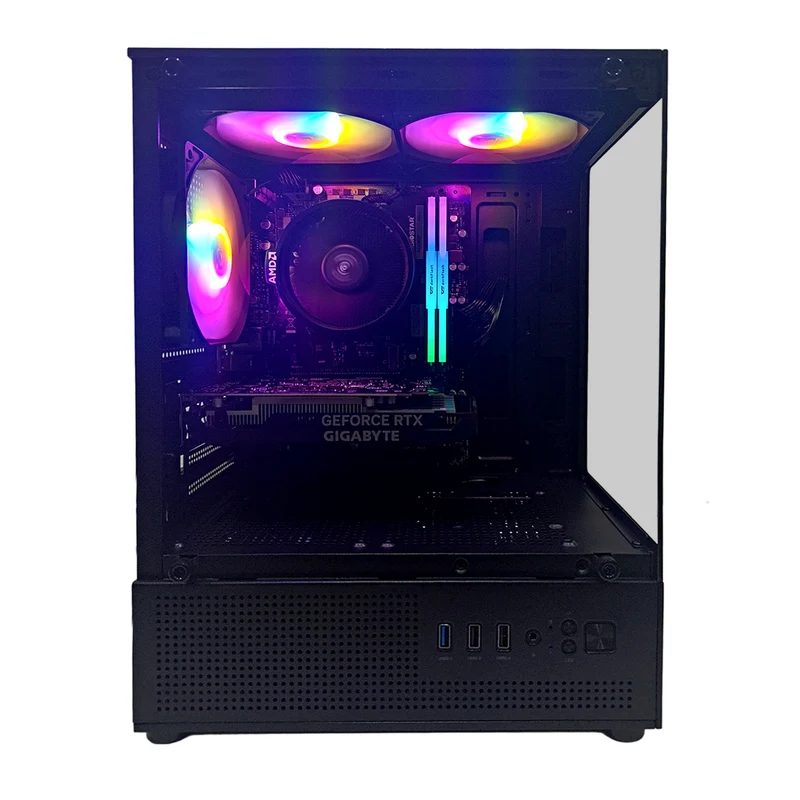 Alpha Juro Black Desktop Gaming PC | AMD Ryzen 5 5500 | 16GB (2x8GB) RAM | 512GB SSD | RTX 3050 | Windows 11 Pro