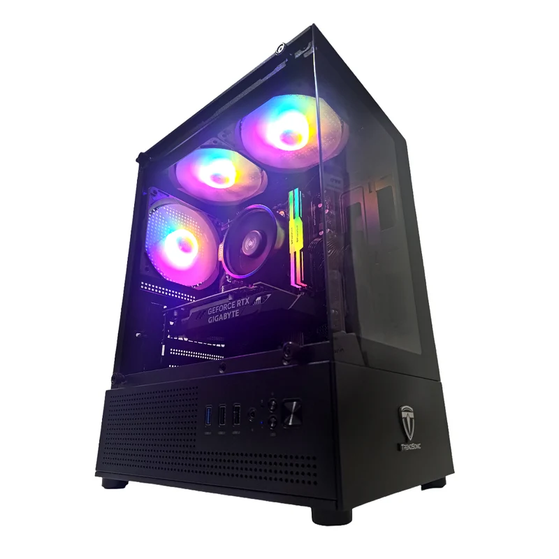 Alpha Juro Black Desktop Gaming PC | AMD Ryzen 5 5500 | 16GB (2x8GB) RAM | 512GB SSD | RTX 3050 | Windows 11 Pro