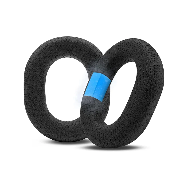 Wicked Cushions Razer Blackshark V3 Pro Earpads - WC FreeZe Cooling Gel (Black, Neon Green, Red) (FreeZe-BShark-V3-Pro-B, FreeZe-BShark-V3-Pro-NG, FreeZe-BShark-V3-Pro-R)