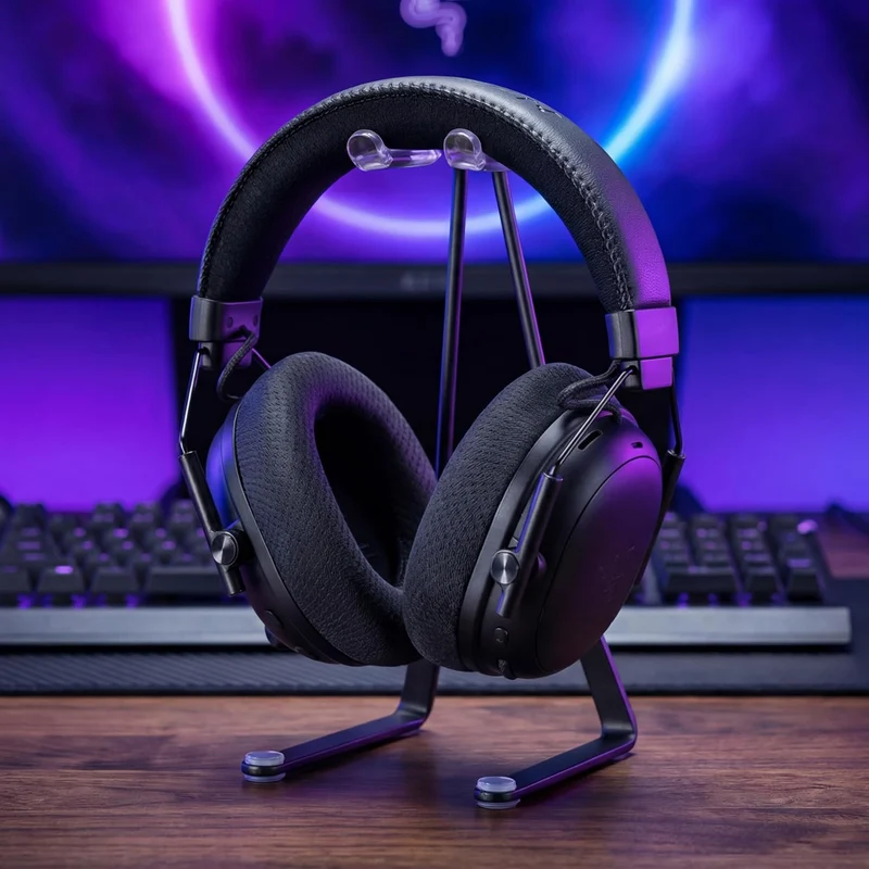 Wicked Cushions Razer Blackshark V3 Pro Earpads - WC FreeZe Cooling Gel (Black, Neon Green, Red) (FreeZe-BShark-V3-Pro-B, FreeZe-BShark-V3-Pro-NG, FreeZe-BShark-V3-Pro-R)