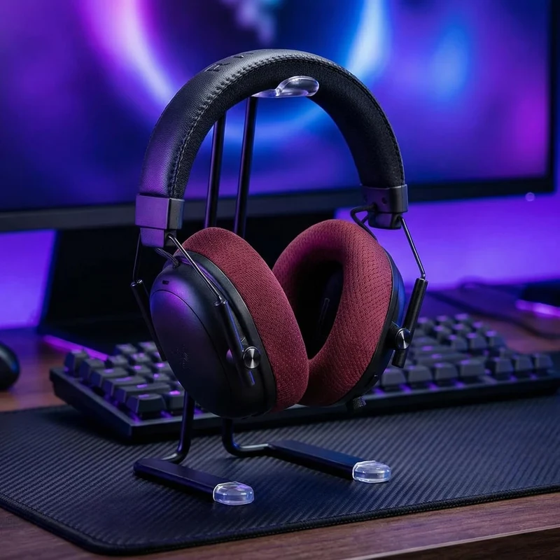 Wicked Cushions Razer Blackshark V3 Pro Earpads - WC FreeZe Cooling Gel (Black, Neon Green, Red) (FreeZe-BShark-V3-Pro-B, FreeZe-BShark-V3-Pro-NG, FreeZe-BShark-V3-Pro-R)