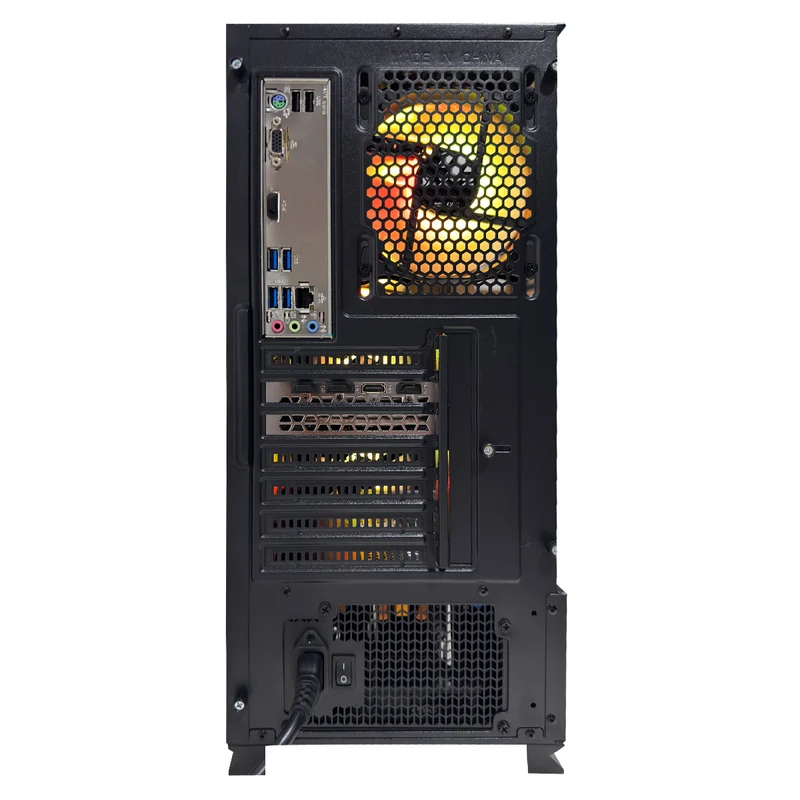 Alpha Airone 300 Black Desktop Gaming PC | AMD Ryzen 5 5500 | 16GB (2x8GB) RAM | 512GB SSD | RX 7600 | Windows 11 Pro
