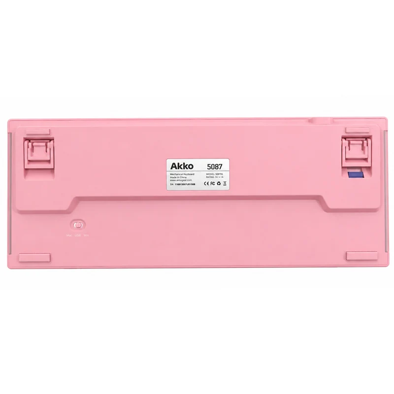 Akko 5087 V3 Tri-Mode RGB Hot-Swappable Mechanical Keyboard (Rose Latte Gradient) (Frost Pink Switch) (018-019-02U-04K-020)