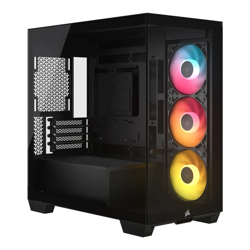 Corsair 2800X RS-R ARGB Micro-ATX PC Case (Black, White) (CC-9011347-WW, CC-9011348-WW)