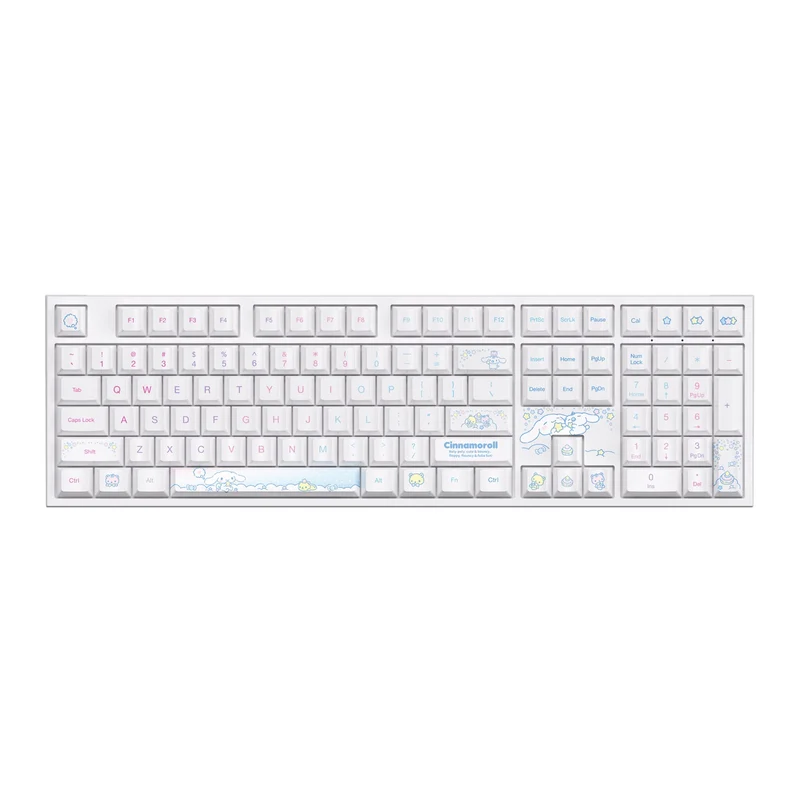 Akko Cinnamoroll 5108 V5 Multi-Mode RGB Hot-Swappable Mechanical Keyboard (Akko V3 Piano Pro Switch) (103-K051A-005)