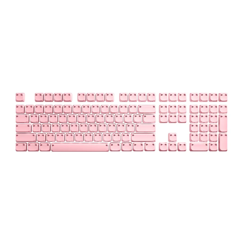 Akko Shiny Kitten Keycap Set MAO Profile 113 Keys (Pink SP, White SP)