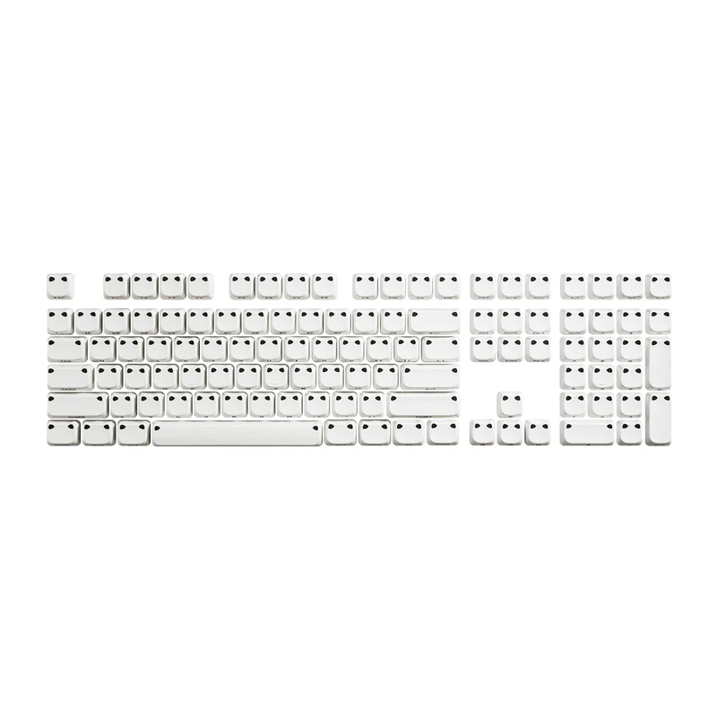 Akko Shiny Kitten Keycap Set MAO Profile 113 Keys (Pink SP, White SP)