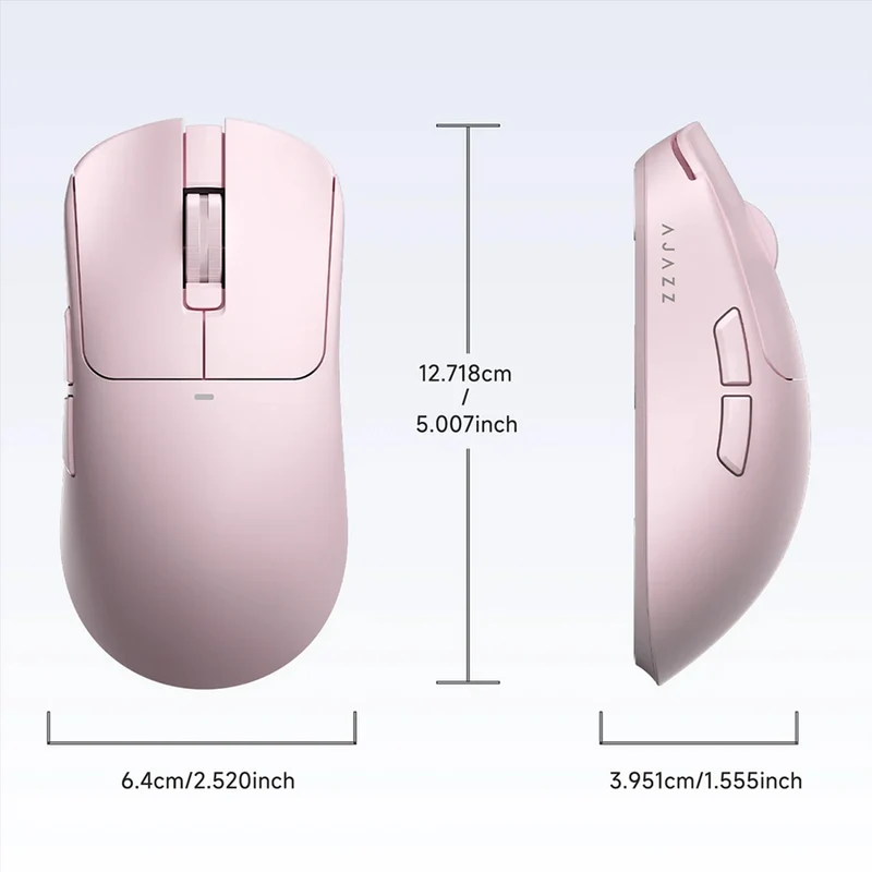 Ajazz AJ200P AI Master Tri-Mode Gaming Mouse (Pink)