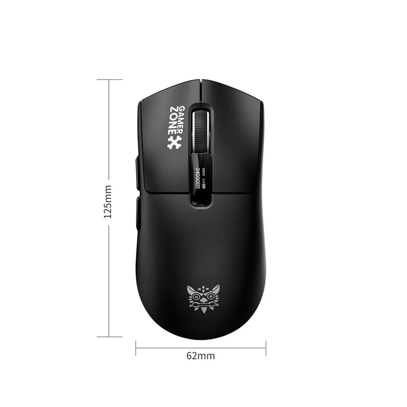 Onikuma DM10 Tri-Mode RGB Wireless Gaming Mouse (Black, White)