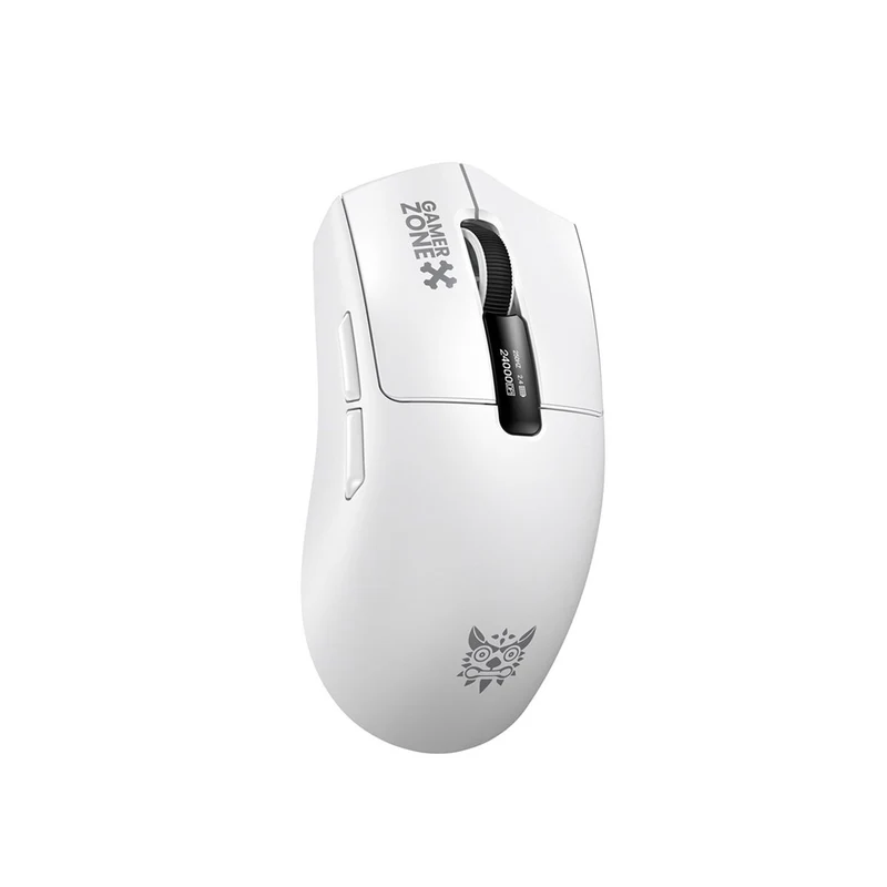 Onikuma DM10 Tri-Mode RGB Wireless Gaming Mouse (Black, White)