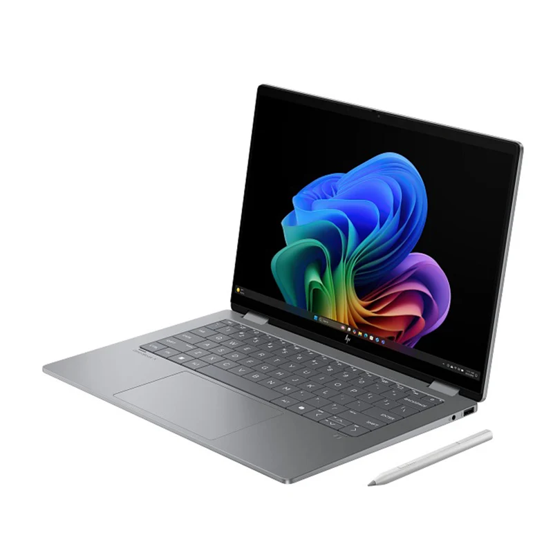 HP OmniBook X Flip 14-fm0178TU Laptop Next Gen AI (Meteor Silver) | 14" 3K (2880x1800) OLED Touch | Core Ultra 7 256V | 16GB RAM | 512GB SSD | Intel Arc 140V | Windows 11 Home | MS Office Home 2024 + M365 | HP Pen + Ugreen Nexode 20000Mah 165W Power Bank