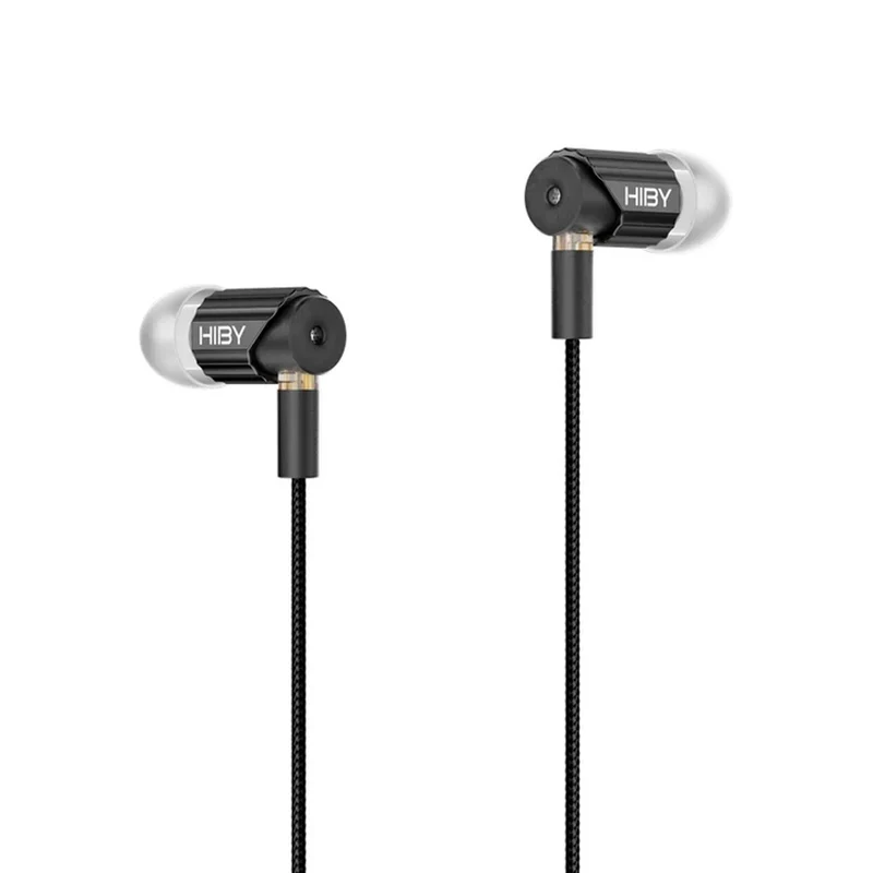 HiBy Yves Plus 7mm Micro-dynamic Be-coated HiFi Earphones (Black, Orange, Green)