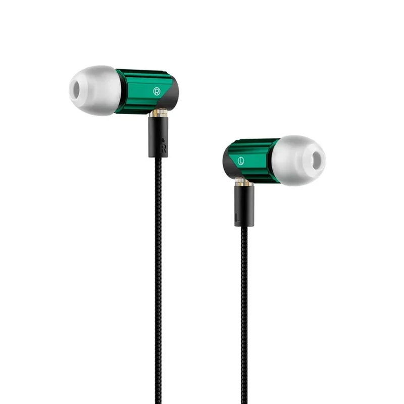 HiBy Yves Plus 7mm Micro-dynamic Be-coated HiFi Earphones (Black, Orange, Green)