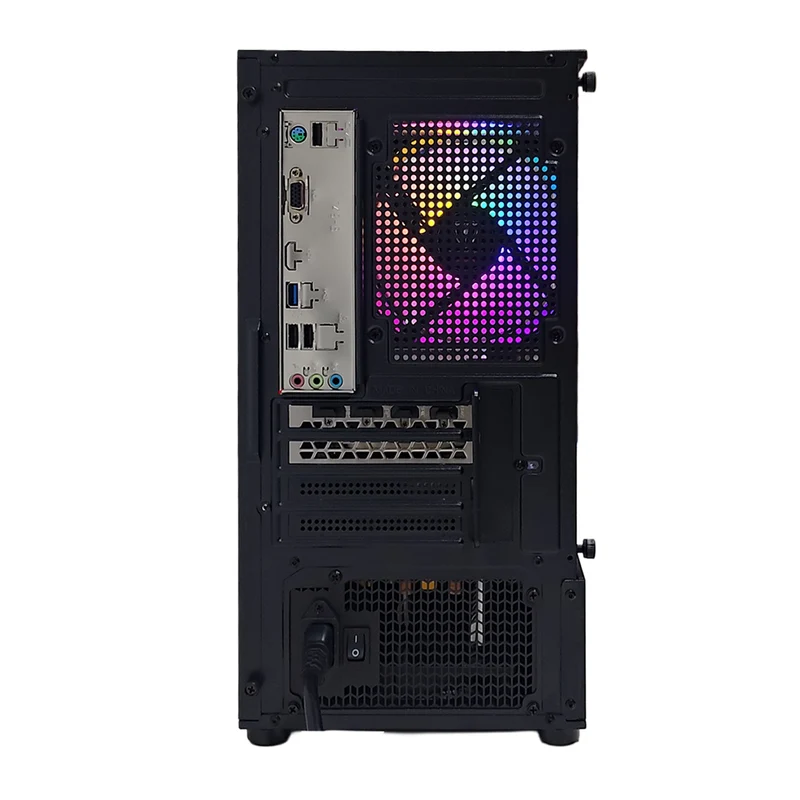 Alpha Juro JR14A Black Desktop Gaming PC | AMD Ryzen 5 5500 | 16GB (2x8GB) RAM | 512GB SSD| RX 7600 | Windows 11 Pro