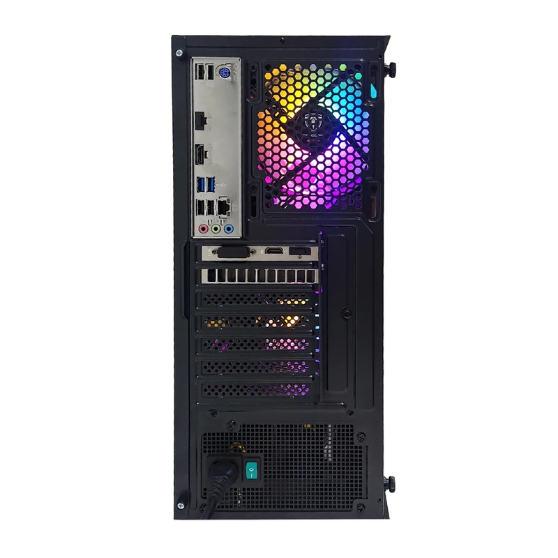 Alpha Hermes HE19A Black Desktop Gaming PC | AMD Ryzen 5 5500 | 16GB (2x8GB) RAM | 512GB SSD | RTX 3050 | Windows 11 Pro