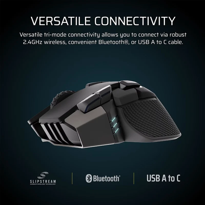Corsair IRONCLAW Wireless SE Gaming Mouse (Black) (CH-9317110-WW)