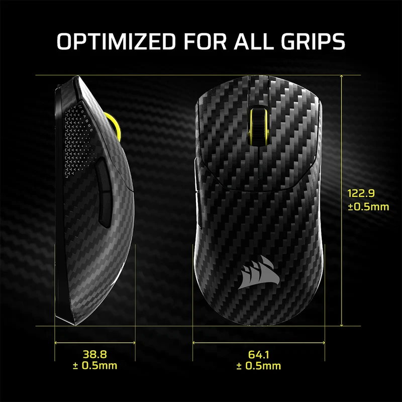 Corsair Sabre V2 Pro Carbon Fiber Wireless Gaming Mouse (Black) (CH-931G200-WW)