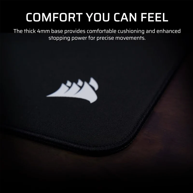 Corsair MM PRO Control Large Esports-Tuned Cloth Mouse Pad (Black, Grey) (CH-941C060-WW, CH-941C061-WW)