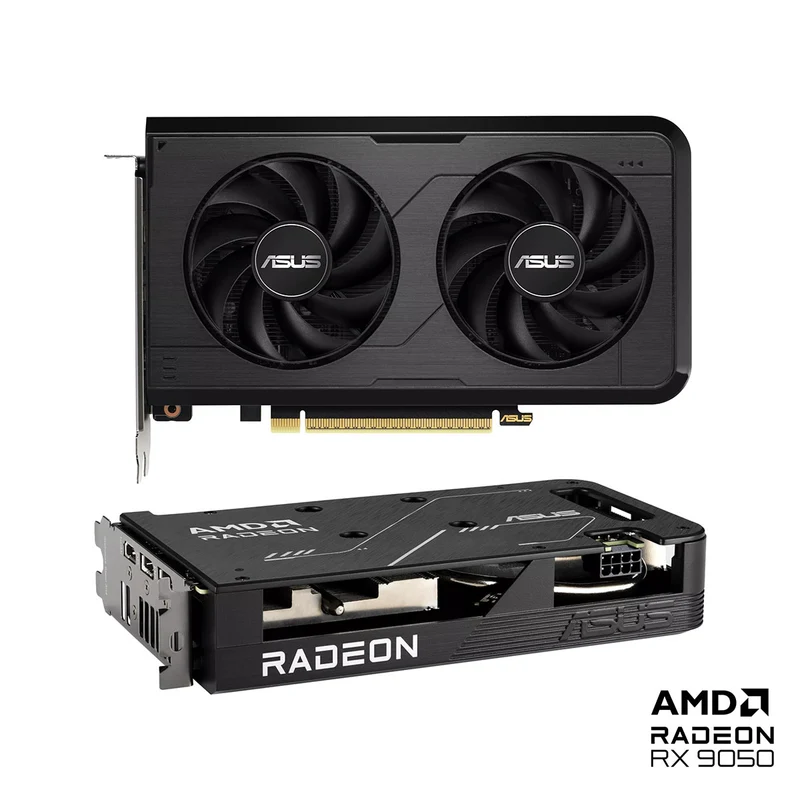 ASUS Dual AMD Radeon RX 9050 OC Edition 8GB GDDR6 Graphics Card