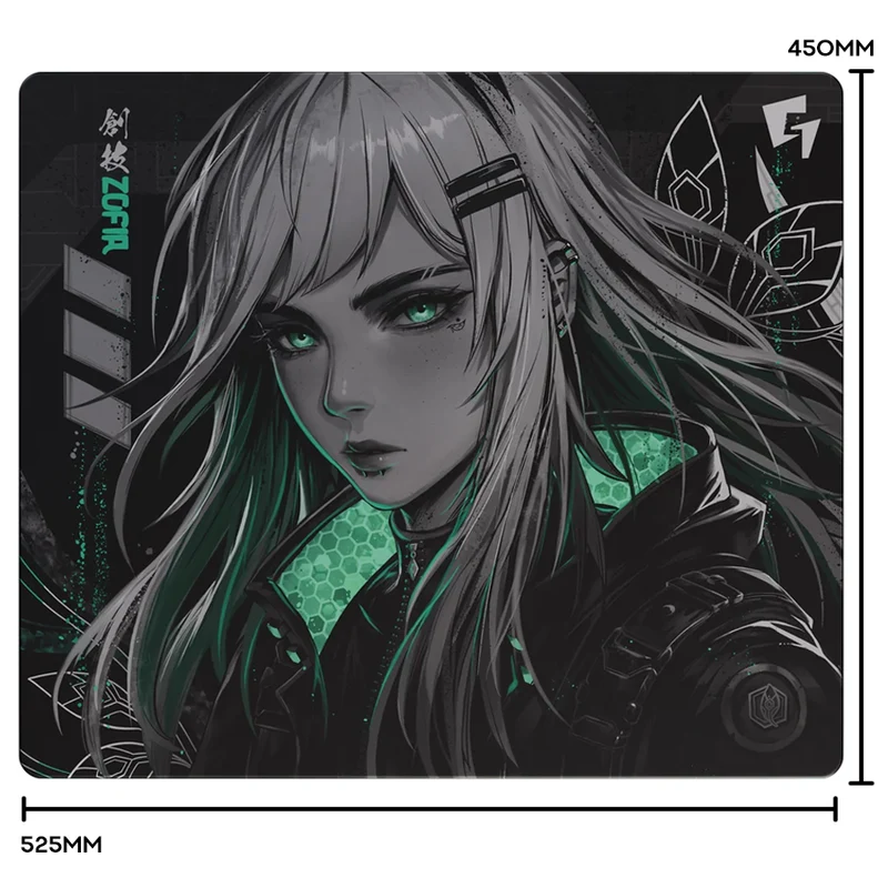 GLSSWRKS Zofia Glass Mousepad (525x450x1.1mm)